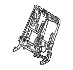 7101760B70 - Body: Seat Back Frame for Toyota Image