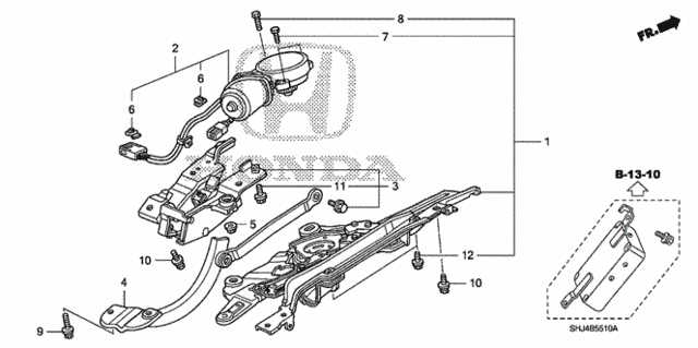 Power Tailgate Motor for 2007 Honda Odyssey #0