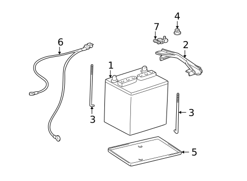 Battery for 2005 Scion xB #0