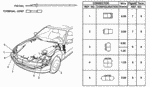 4321SM4309 - Electrical/Exhaust/Heater/Fuel: CONNECTOR (2P 250F) (5 PIECES) for Acura Image