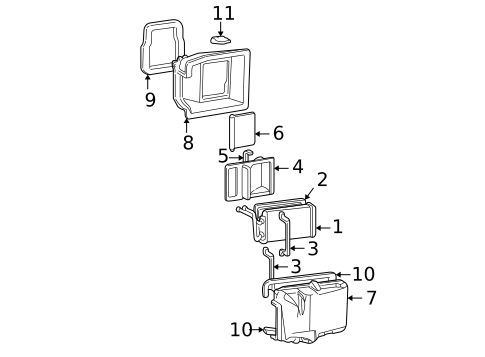 Heater for 1995 GMC Sonoma #0