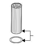 2781800009 - Maintenance &amp; Lubrication: Engine Oil Filter Element for Mercedes-Benz Image