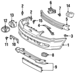 7531216030 - : Emblem Base for Toyota Image
