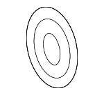 16659AD010 - Cooling System: Idler Pulley Front Plate for Lexus: ES350, GS300, GS350, IS250, IS350, RX350 Image