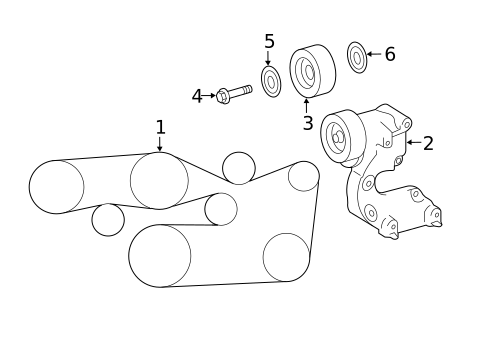 Belts & Pulleys for 2011 Lexus ES350 #0