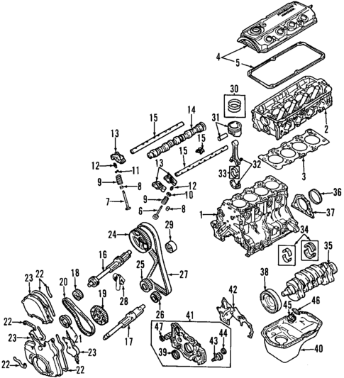 Mounts for 2005 Mitsubishi Outlander #0