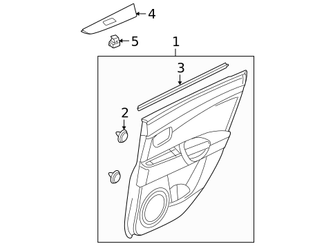 Front Door for 2005 Mazda 3 #0