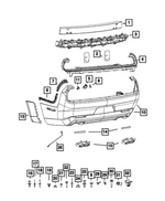 5043103AB - Frame, Bumper and Fascia: Fascia Brace, Left for Dodge: Challenger Image