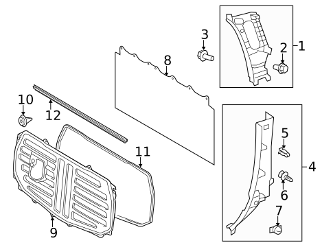 Interior Trim - Cab for 2021 Toyota Tundra #2