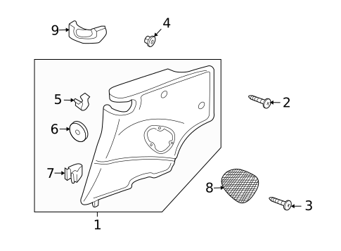 Interior Trim - Quarter Panels for 2011 Porsche 911 #1