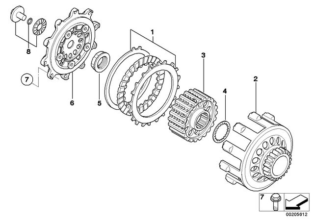 21217707030 - : Form-Grinding Wheel for BMW-Motorrad Image