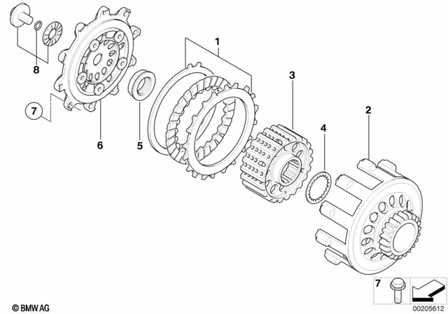 21217707030 - : Form-Grinding Wheel for BMW-Motorrad Image