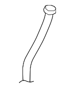 3D0809937B - Body: Drain Hose for Volkswagen: CC, Eos, Golf, Golf R, GTI, Jetta, Passat, Phaeton, R32, Rabbit, Tiguan, Tiguan Limited Image