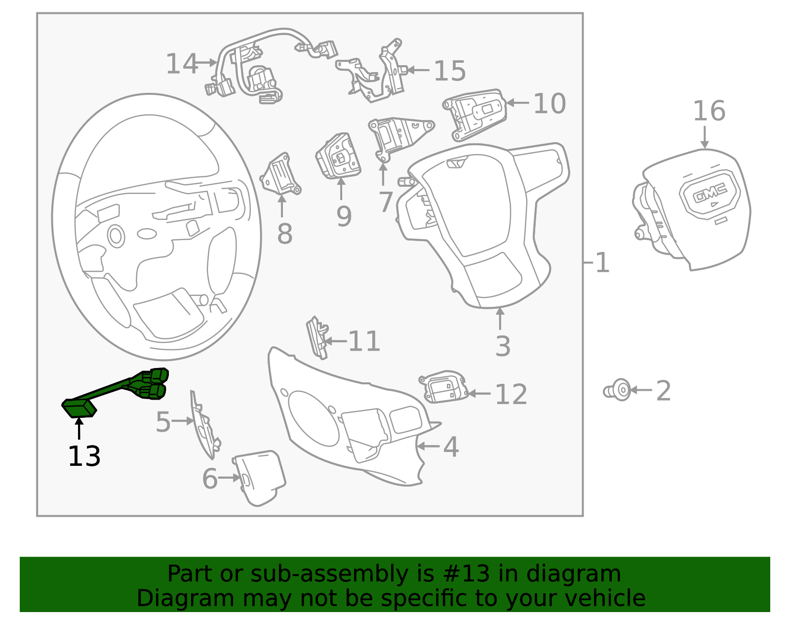 84838123 - 2021-2025 GM - Heated Steering Wheel Module | Partners Chevy