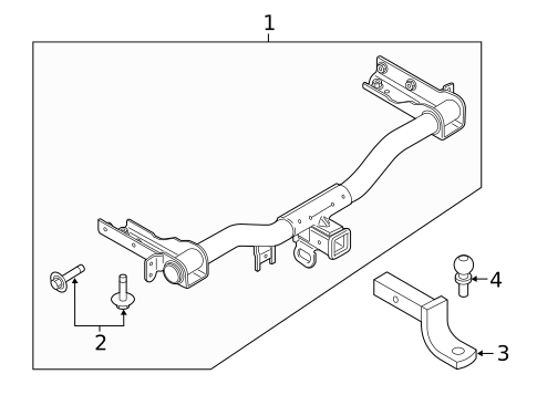 Trailer Hitch Components for 2015 Ford Edge #0