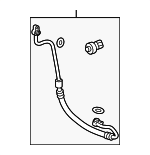 80315TZ5A01 - : Discharge Hose for Honda: Pilot, Ridgeline Image