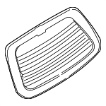 871104D110 - Body: Lift Gate Glass for Hyundai: Entourage Image