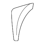 51357445038 - Body: Frame Cover for BMW: 530e, 530e xDrive, 530i, 530i xDrive, 540d xDrive, 540i, 540i xDrive, M5, M550i xDrive Image