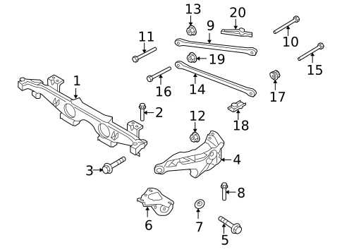 Rear Suspension for 2013 Mini Cooper #1