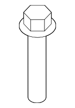 33306770527 - : Suspension Cross-Member Mount Bolt for Mini: Cooper Image