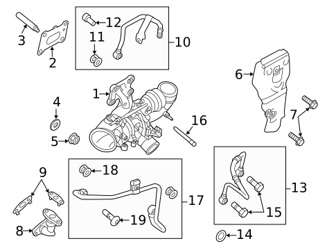 Turbocharger, Supercharger & Ram Air for 2012 Ford Explorer #0