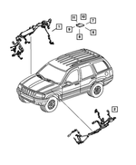 56042951AF - : Headlamp To Dash Wiring, Right for Mopar Image