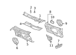11570498 - Body: Cowl Grille Bolt for GM Image
