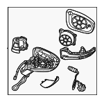 963015MR4A - Body: Mirror Assembly for Nissan: ARIYA Image