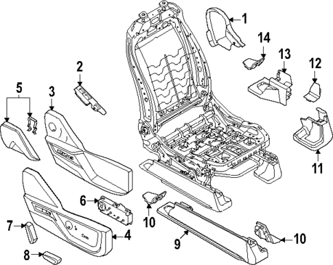 Power Seats for 2023 Ford F-250 Super Duty #1