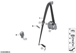 72118097834 - : Upper Belt Rear Right for BMW Image