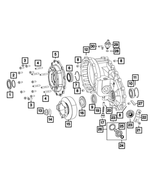 68001924AA - NV241HD; or NV241OR; Transfer Case: Shaft Retainer for Mopar Image