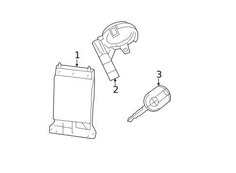 Anti-Theft Components for 2012 Lincoln MKZ #0