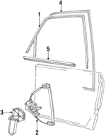 441837439 - Body: Window Guide for Audi Image