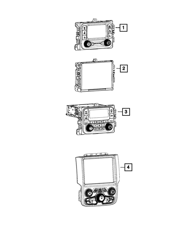 68238624AL - Electrical: Multi Media Radio for Mopar Image image