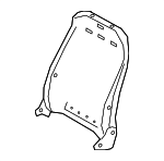 L1MZ5461018E - Body: Seat Back Frame for Ford: Explorer, Police Interceptor Utility Image