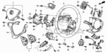 78516TL0A41 - Chassis: PLATE, R. SWITCH SET for Acura Image