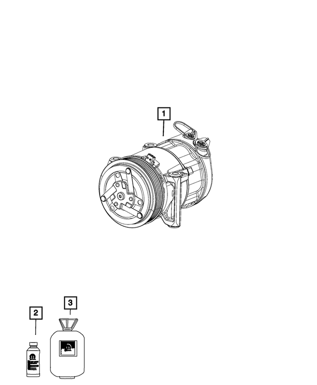 68224150AB - Air Conditioners and Heaters: Compressor Lubricant for Mopar Image image
