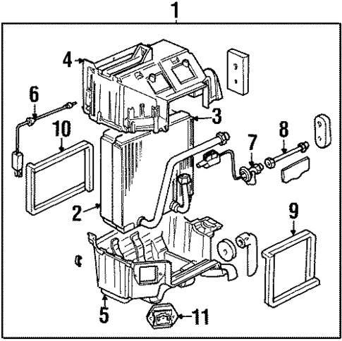 Blower Motor & Fan for 1999 Honda Passport #1