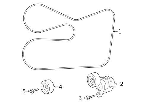 Belts & Pulleys for 2025 Lexus ES350 #0