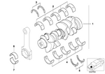 11211747381 - Engine: Bearing Shell Green for BMW Image