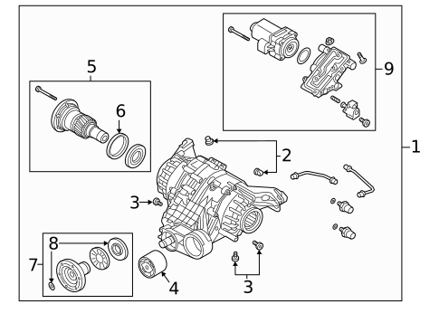 Axle & Differential for 2025 Audi A5 Sportback #1