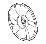 190205J2A01 - Cooling System: Fan Blade for Acura Image