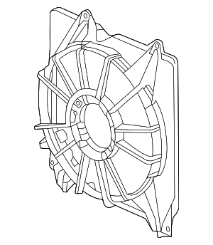 190155J2A01 - : Fan Shroud for Acura Image