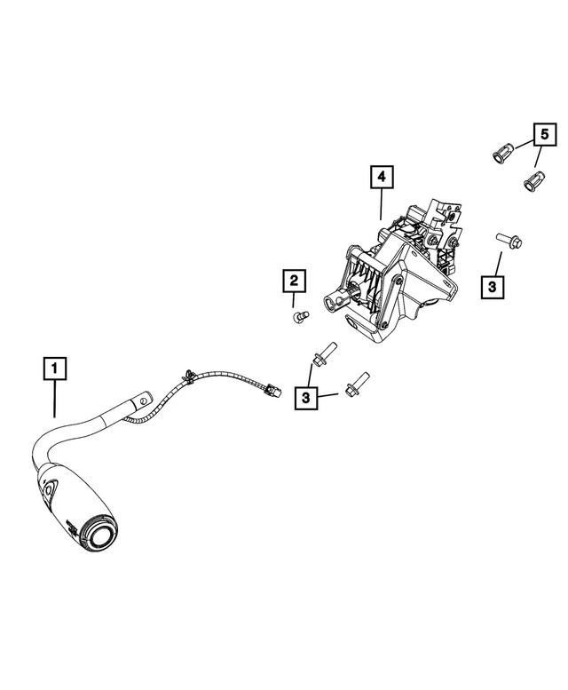 « 68466147AF –  : Transmission Selecteur pour Mopar Image »