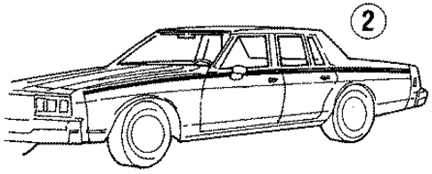 Stripe Tape for 1988 Pontiac Safari #1