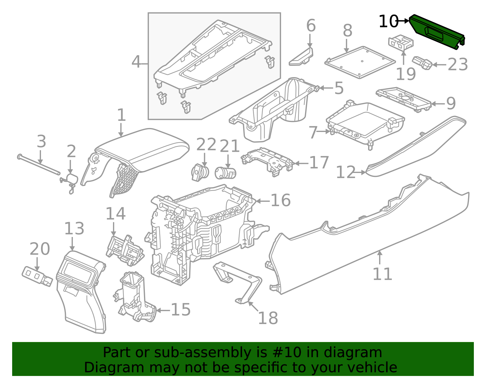 83429-30A-A01ZA - 2023-2025 Honda Accord - Finish Panel | Genuine