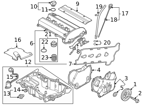 Engine Parts for 2011 Saab 9-5 #2