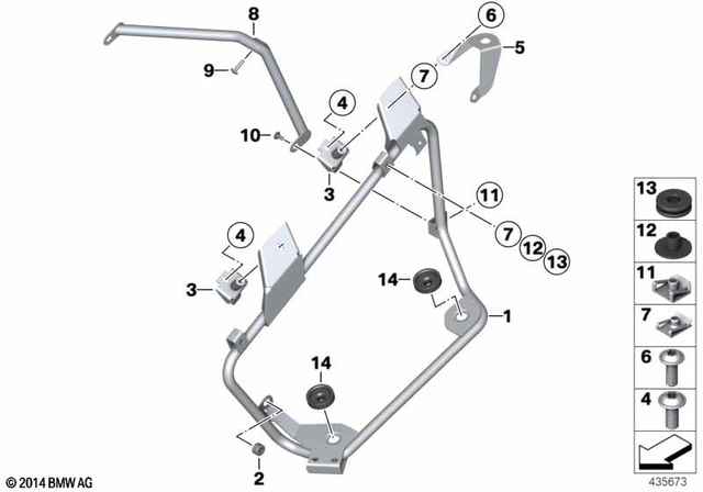 46547700616 - Frame and Mounting Parts: Bush -  for BMW-Motorrad Image