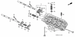 14620P8AA01 - Engine: ARM ASSY., IN. ROCKER for Honda Image