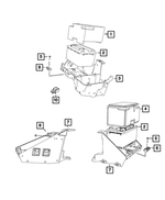 BBH7F001AA - Electrical: Storage Battery, Us for Chrysler: 200, 300, Pacifica, Town &amp; Country, Voyager | Dodge: Challenger, Charger, Durango, Grand Caravan, Magnum, Ram 1500, Ram 2500, Ram 3500 | Jeep: Cherokee, Commander, Grand Cherokee, Grand Wagoneer, Wagoneer, Wrangler | Ram: 1500, 1500 Classic, 2500, 3500, C/V Image